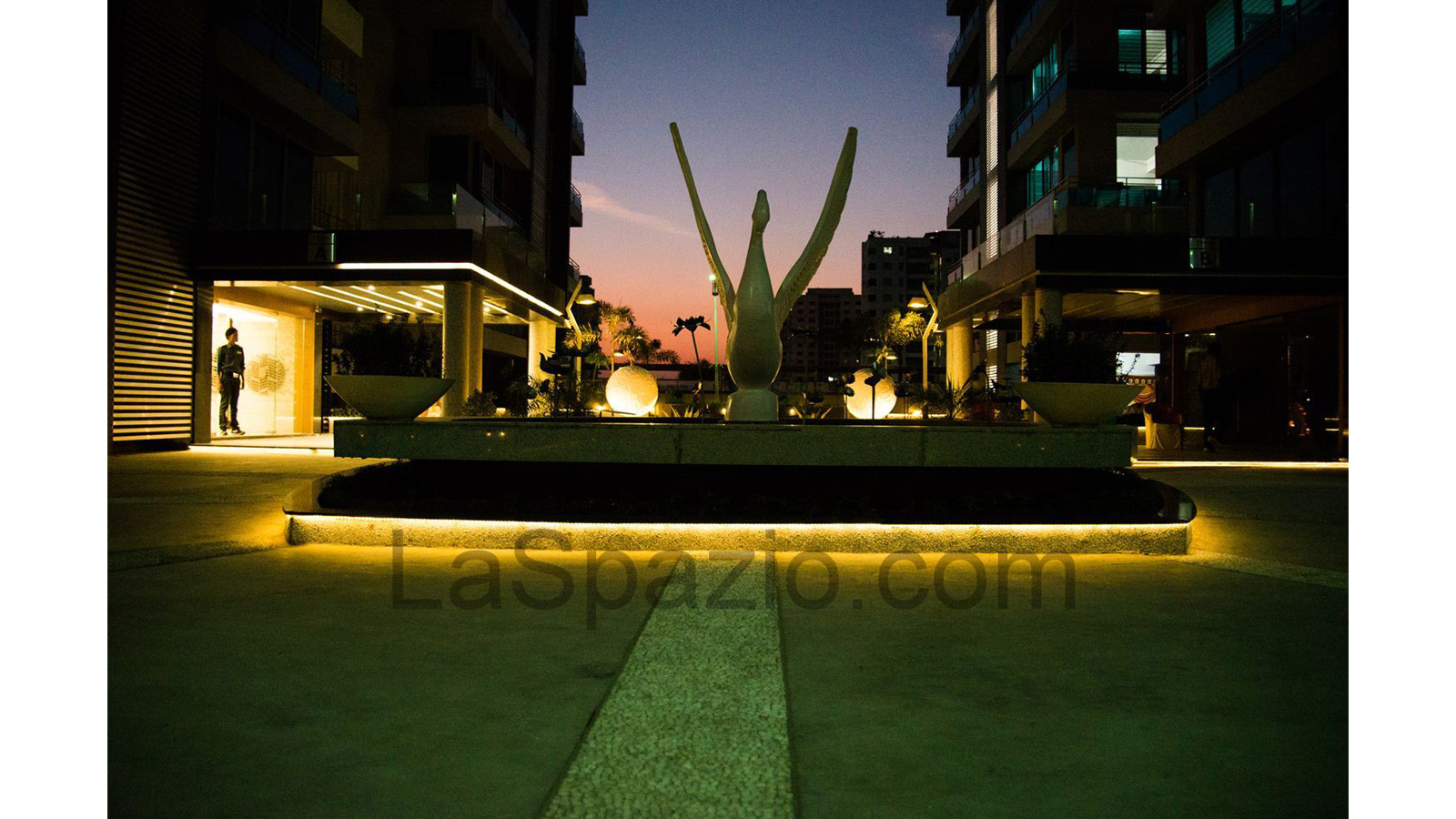 Laspazio Entrance Sculpture